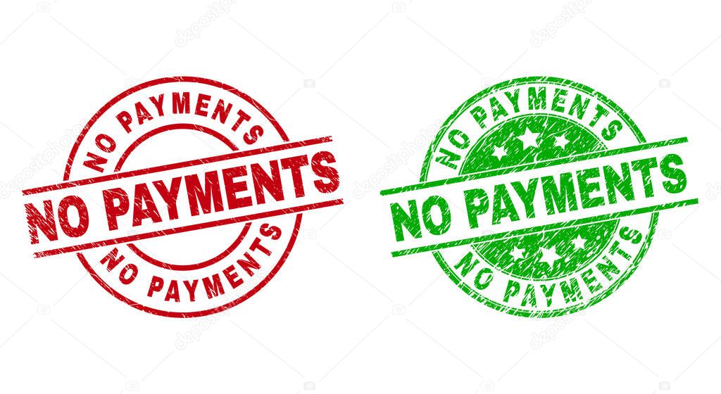 NO PAYMENTS Round Badges Using Unclean Style