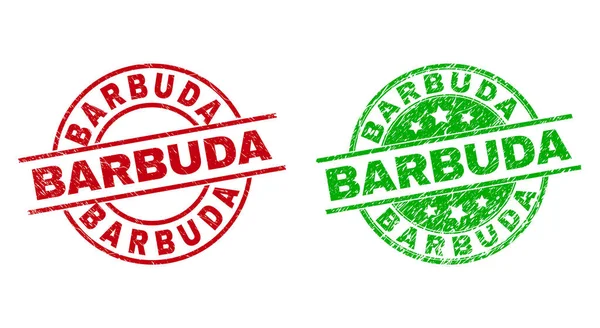 BarBUDA Yuvarlak Damga Mührü Aşınmış desenli