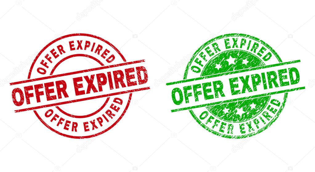 OFFER EXPIRED Round Seals with Distress Texture