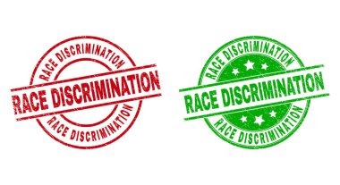 Kauçuk Yüzeyli Irk Ayrımcılığı Yuvarlak Damgaları