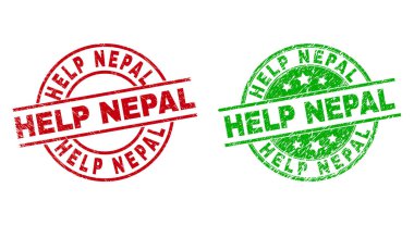 Grunged Surface kullanarak NEPAL Yuvarlak Filigranları Yardım Et