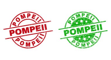 Aşınmış Biçimli POMPEII Yuvarlak Rozetler