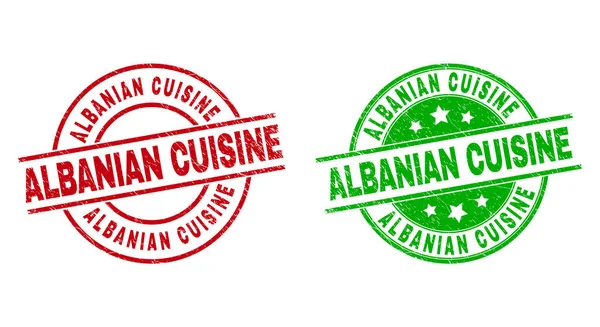 ALBANYA CUISINE Yuvarlak Damga Mührü Lastik Biçimli