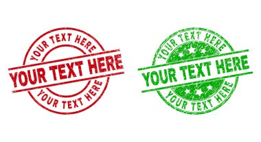 TEXT 'iniz Aşınmış Doku kullanarak Mühürleri Yuvarlıyor