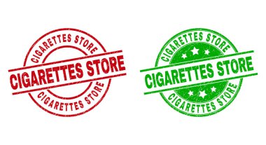 CIGARETTES Dizi Yuvarlak Damga Mührü Aşınmış Biçimli