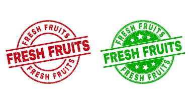 FRESH FRUITS Yuvarlak Rozetler Lastik Yüzey Kullanılıyor