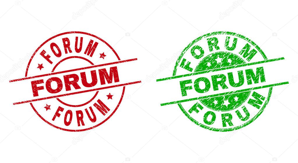 FORUM Round Watermarks Using Corroded Texture