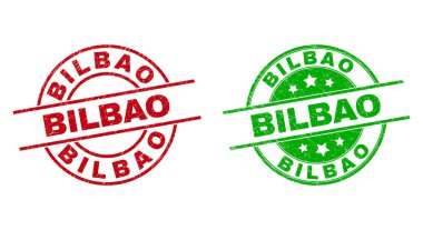 Aşınmış Yüzeyli BILBAO Yuvarlak Damgaları