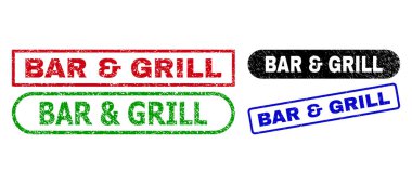 Tehlike Biçimli BAR ve Gri Dikdörtgen Mühürleri