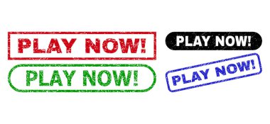 Şimdi Ünlem 'i çal. Kirli desenli Dikdörtgen Damgaları