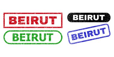 BEIRUT Dikdörtgen Filigranı Tehlike Yüzeyi Kullanılıyor