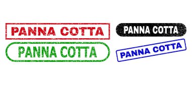 PANNA COTTA Dikdörtgen Damgaları Aşınmış Yüzey Kullanılıyor