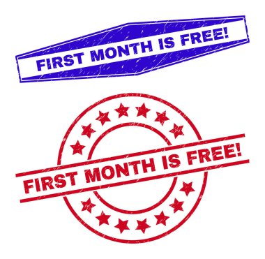 İLK AY, Round ve Altıgen Biçimli Kirli Damgalar Beleş Ünlem