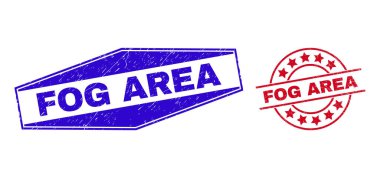 Sis Alanı Çember ve Altıgen Şekillerde Kirli Filigranlar