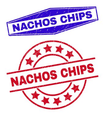 NACHOS CHIPS Çipleri Çember ve Altıgen Şekillerinde Aşındırılmış Filigranlar