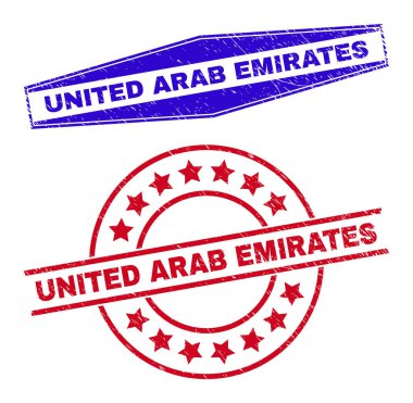 BİRLİK ARAB EMIRATES Yuvarlak ve Altıgen Şekillerinde Filigranlar Çizdi