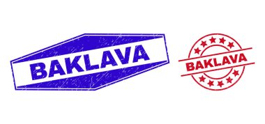 Yuvarlak ve Altıgen biçimlerinde BAKLAVA Kirli Damga Mührü