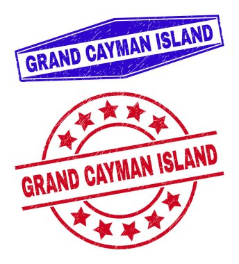 GRAND CAYMAN ADASI Yuvarlak ve Altıgen Şekillerde Tehlike Damgaları
