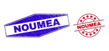 NOUMEA Unclean Stamp Seals in Round and Hexagon Forms