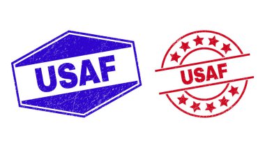 Yuvarlak ve Altıgen Biçimli USAF desenli Damga Mührü