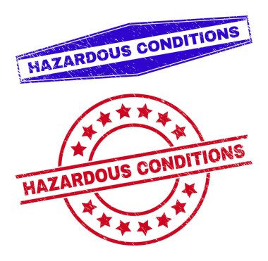 HAZARDOUS Çember ve Altıgen Biçimli Damgalar