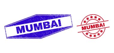 MUMBAI Kirli Damga Mührü Yuvarlak ve Hexagon Biçimlerinde