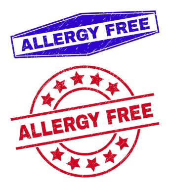 ALLERGY FREE Rubber Watermarks in Circle and Hexagonal Forms