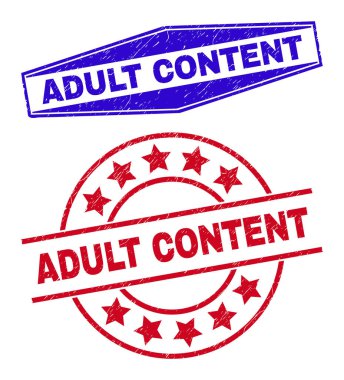 ADULT CONTENT Textured Watermarks in Circle and Hexagon Forms