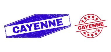 Yuvarlak ve altıgen biçimlerde CaYENNE Lastik Mühürleri