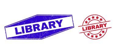 Kütüphane Çemberde ve Altıgen Şekillerinde Aşındırılmış Mühürler