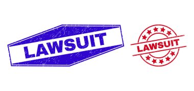 Yuvarlak ve Altıgen Biçimli LAWSUIT Lastik Rozetleri
