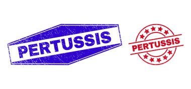 PERTUSSIS Çember ve Altıgen Biçimli Damga Mührü