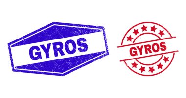 Yuvarlak ve Altıgen Şekillerde GYROS Plastik Rozetleri