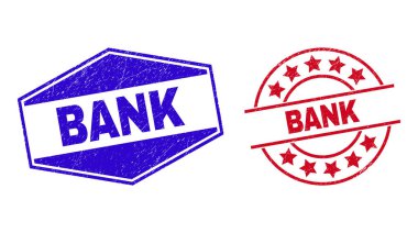 Çember ve Altıgen BANK Tehlike Damgaları