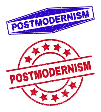 POSTMODERNISM Lastik Mühür Yuvarlak ve Altıgen Biçimler