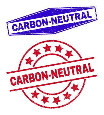 CARBON-NEUTRAL Yuvarlak ve Altıgen Biçimli Rozetler