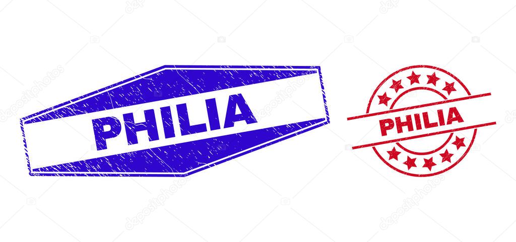 PHILIA Scratched Watermarks in Round and Hexagon Forms