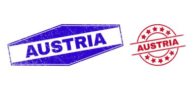 AUSTRIA Yuvarlak ve Altıgen Şekillerde Damga Mührü