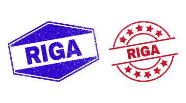 RIGA Çember ve Altıgen Biçimli Kirli Mühürler