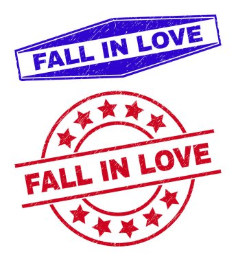 Çember ve Altıgen Şekillerde Kirli Filigranlara Aşık Ol