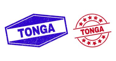 Yuvarlak ve Altıgen Formlarda TONGA Tehlike Mühürleri