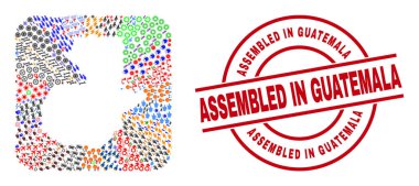 Guatemala Damgası ve Guatemala Harita Deliği Mozaiğinde toplandı