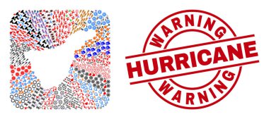 Kasırga Rozeti ve Tenerife Harita Deliği Mozaiği Uyarı