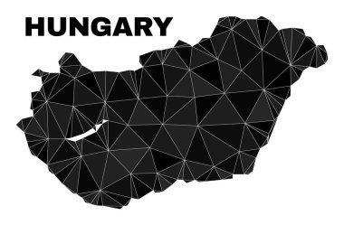Vector Polygonal Hungary Map