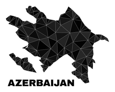 Vector Polygonal Azerbaijan Map