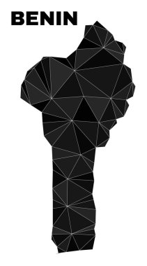 Vector Polygonal Benin Map