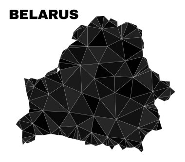 Vector Polygonal Belarus Map