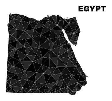 Vector Polygonal Egypt Map