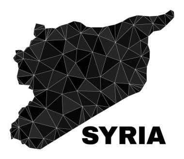 Vector Lowpoly Syria Map