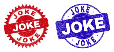 JOKE Yuvarlak ve Grunge Biçimli Rosette Damgaları